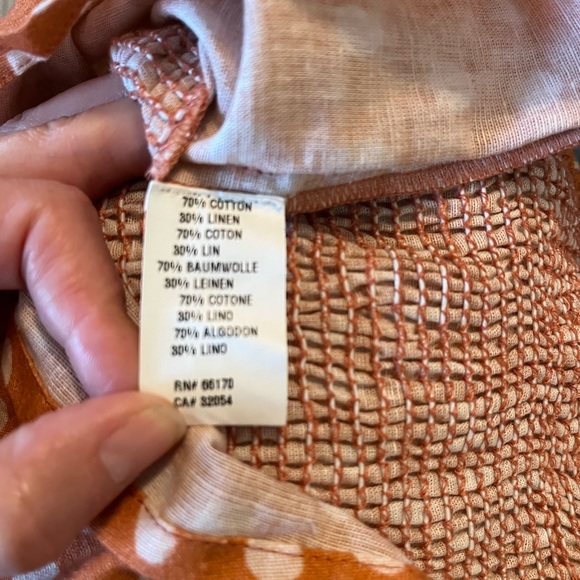 Anthropologie “ Bl^nk” London corset polka dot cotton/ linen tank NWT - Picture 5 of 6